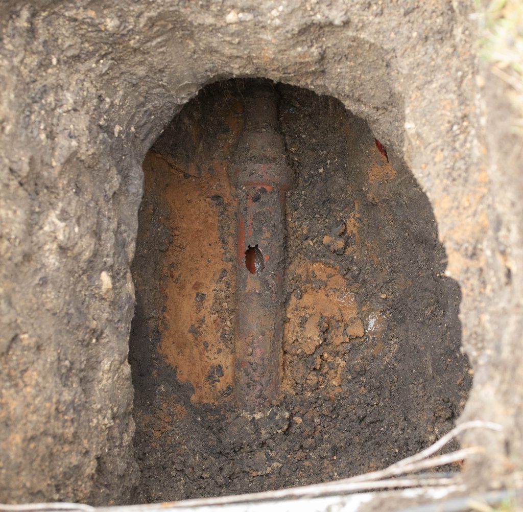 1new ground pipe