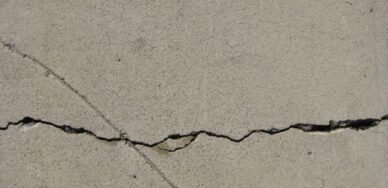 foundation slab leak crack