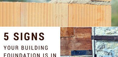 5 signs your building foundation is in trouble