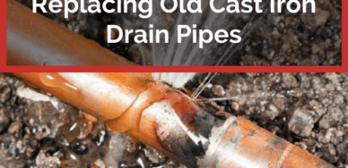 replacing old cast iron drain pipes