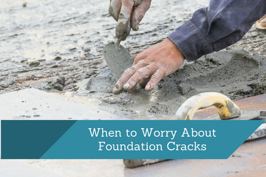 cracks in foundation when to worry