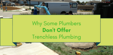 why plumbers don't offer trenchless plumbing repair