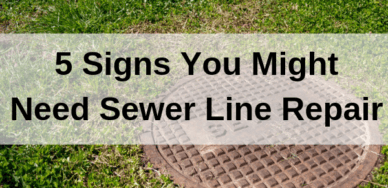 Signs you might need sewer repair