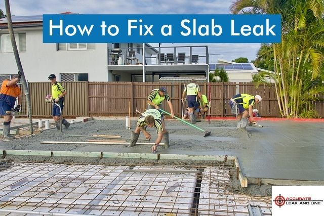 workers making a slab foundation of a building 