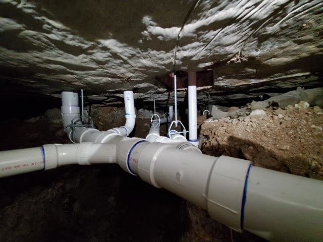 under slab sewer repairs